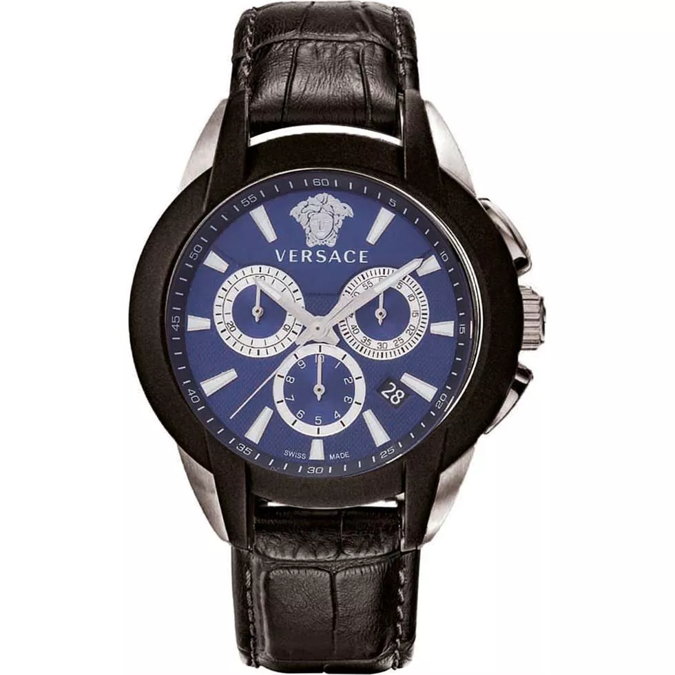 Versace Character Quartz Black Watch 42mm