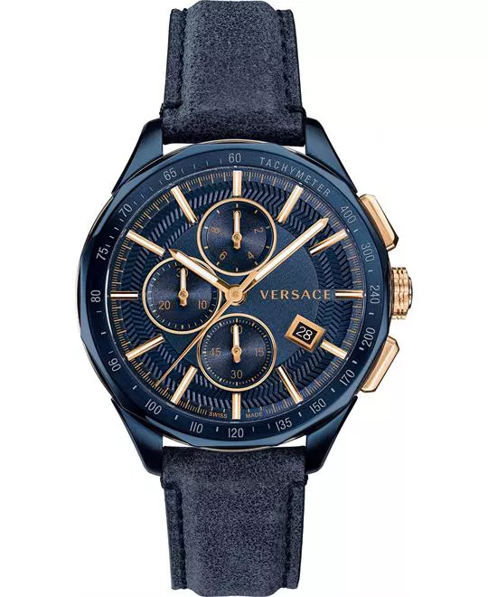 Versace Glaze Blue Vintage Watch 44mm