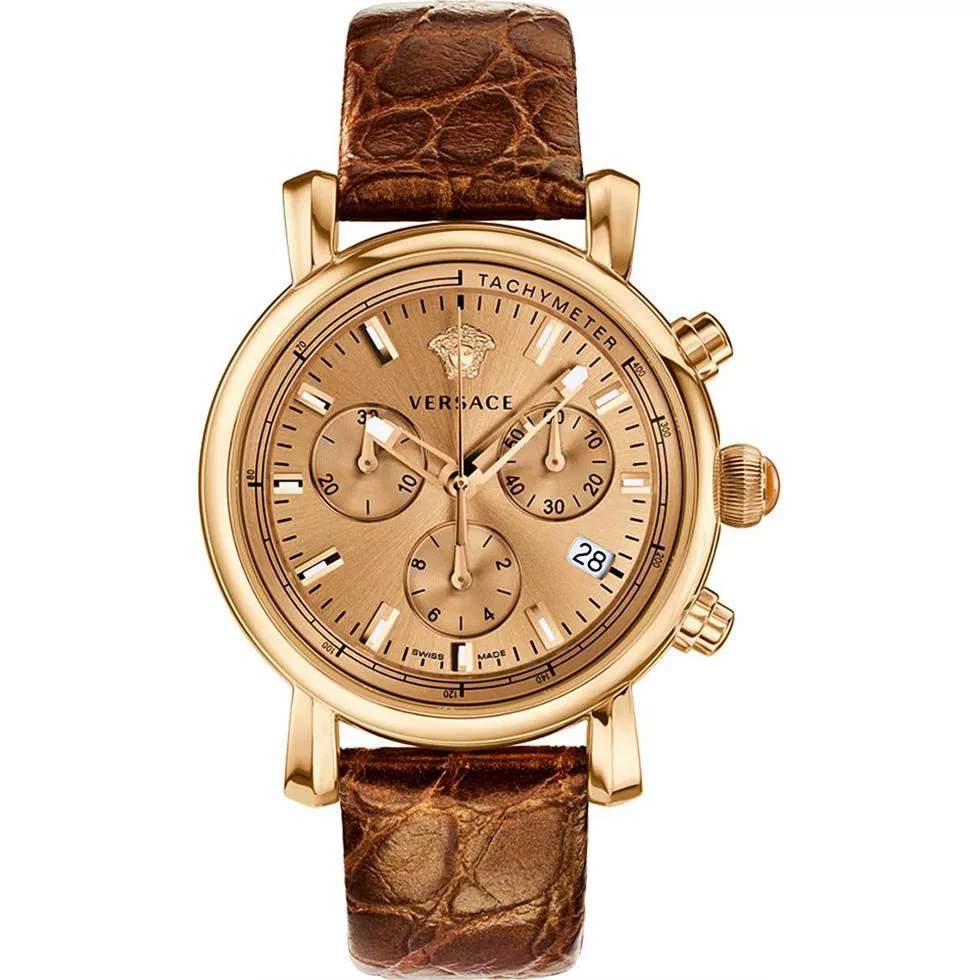 Versace Day Glam Gold-Tone Watch 38mm