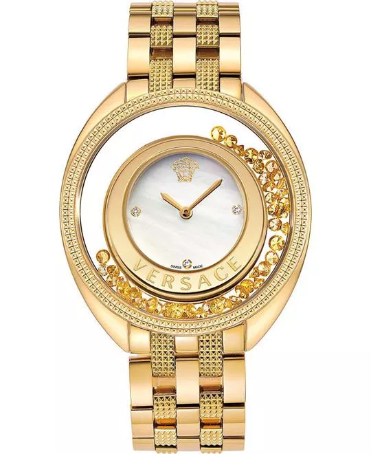 Versace Destiny Precious Gold-Tone Watch 39mm