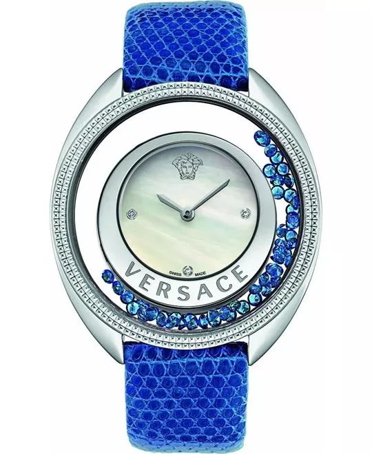 Versace Destiny Precious Swiss Blue Watch 40mm