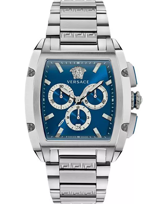 Versace Dominus Chronograph Blue Watch 42 x 49.50mm