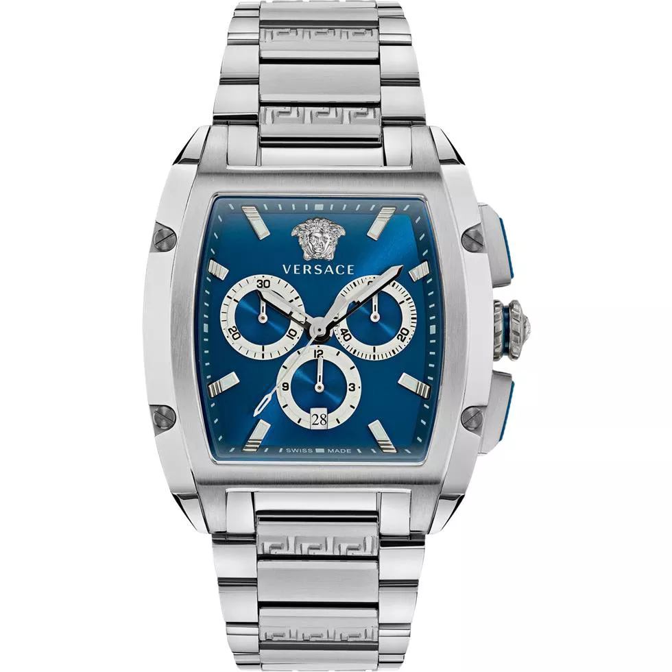 Versace Dominus Chronograph Blue Watch 42 x 49.50mm