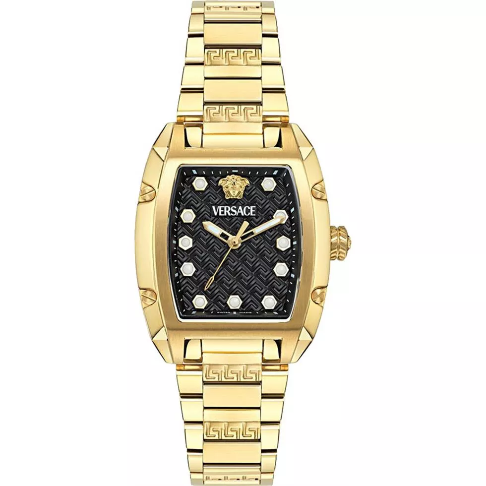 Versace Dominus Gold Tone Watch 36mm