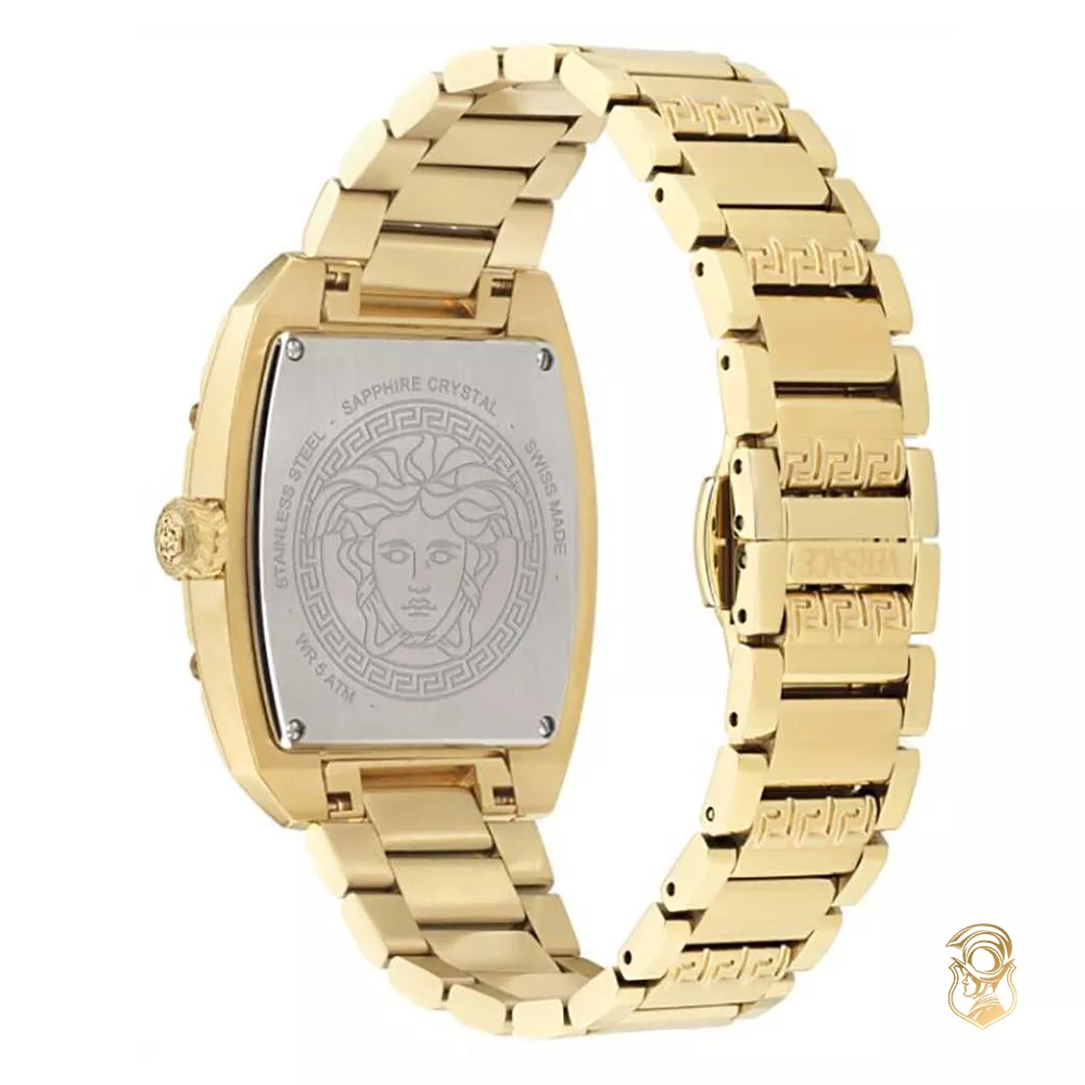 Versace Dominus Gold Tone Watch 36mm