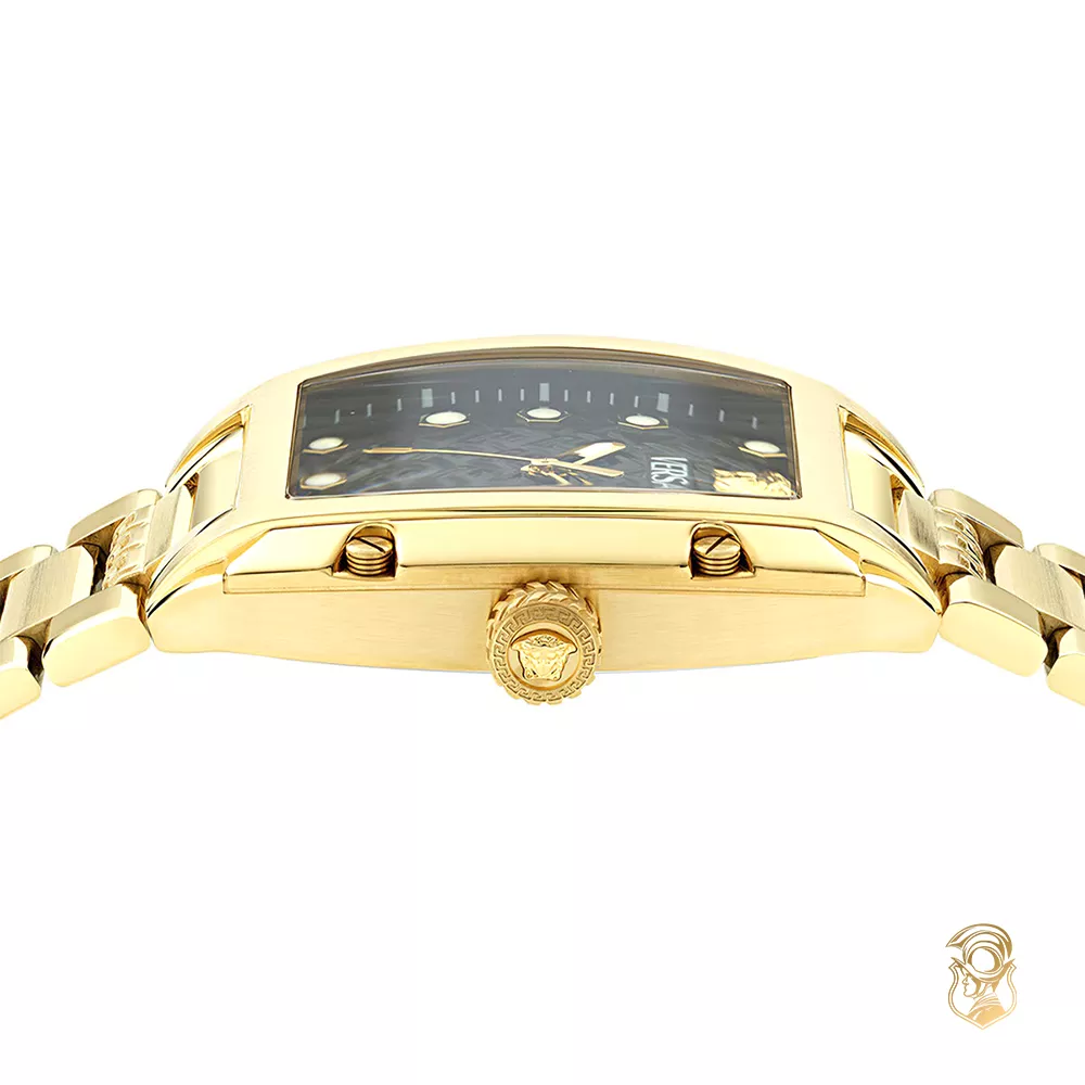 Versace Dominus Gold Tone Watch 36mm