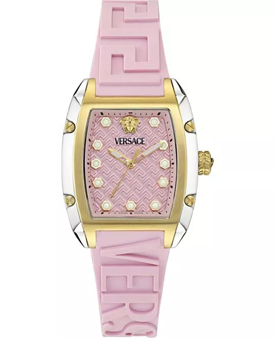 Versace Dominus Pink Tone Watch 36*44.8mm