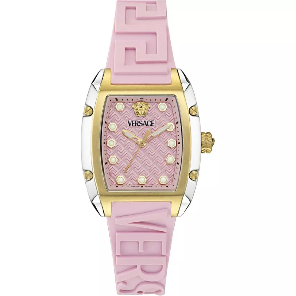 Versace Dominus Pink Tone Watch 36*44.8mm