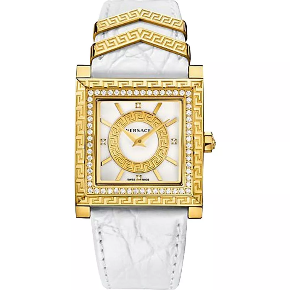 Versace DV-25 Diamond Gold IP Watch 36mm