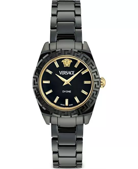 Versace DV One Black Ceramic Watch 28mm