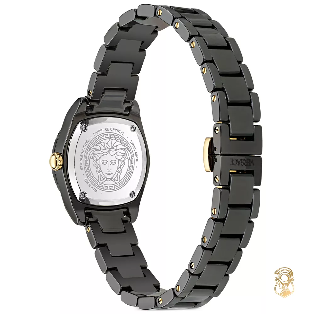 Versace DV One Black Ceramic Watch 28mm