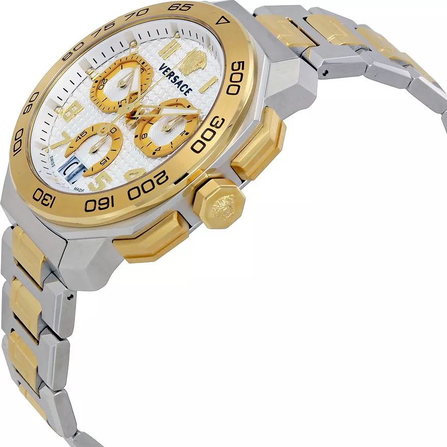 VERSACE Dylos Chronograph Watch 44mm