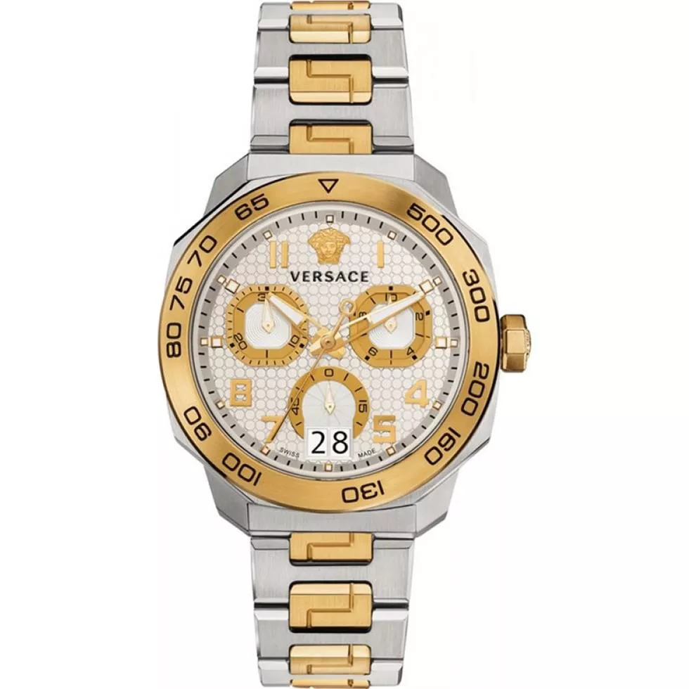 VERSACE Dylos Chronograph Watch 44mm
