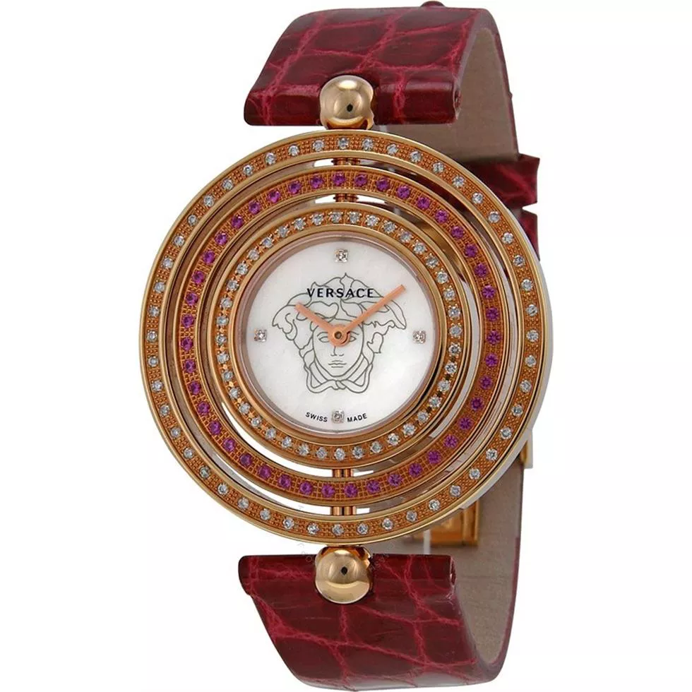 Versace Eon Diamond and Ruby Watch 39mm