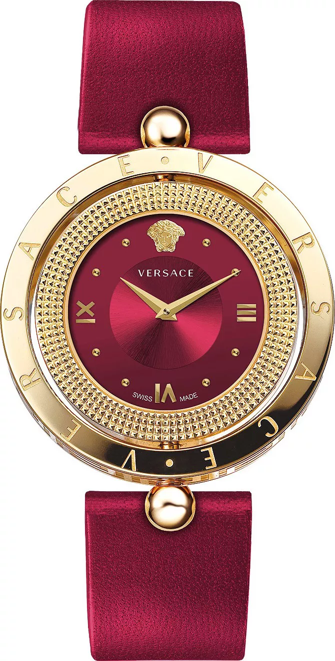 Mã SP: 95828 Versace Eon Red Leather Ladies Watch 33.5mm 29,859,000