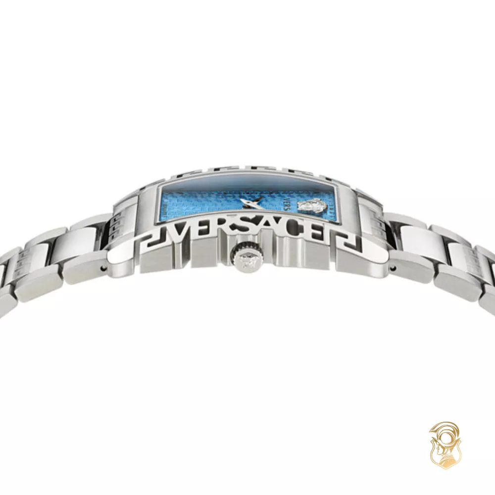 Versace Flair Blue - Tone Unisex Watch 27 x 45 mm