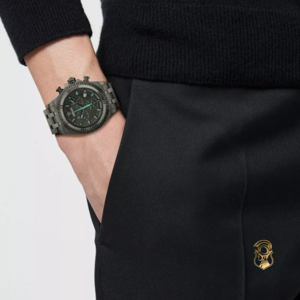 Versace Fornax Chronograph Watch 43mm