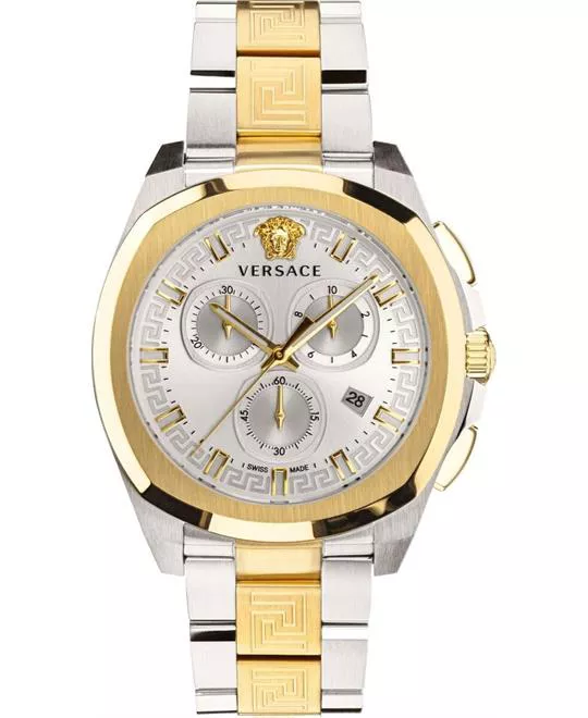 Versace Geo Chronograph Watch 43mm