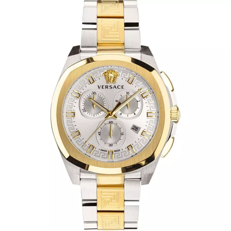 Versace Geo Chronograph Watch 43mm