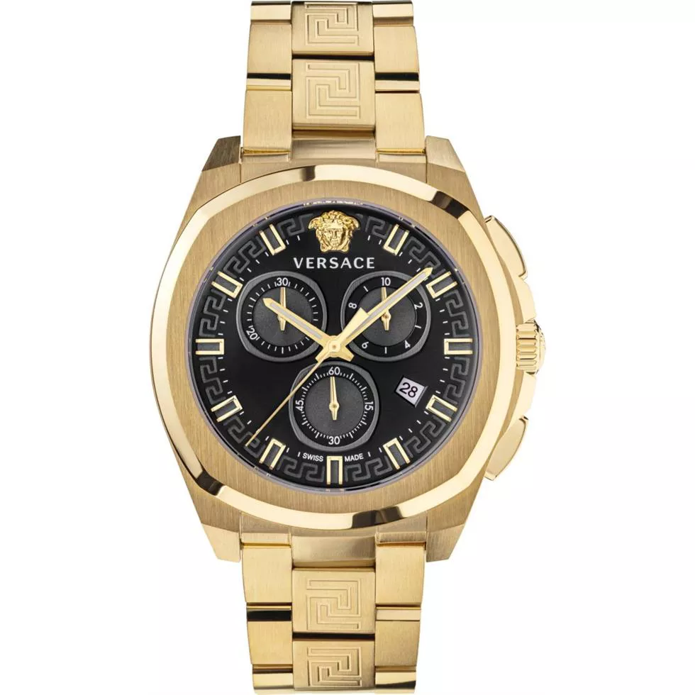 Versace Geo Chronograph Watch 43mm