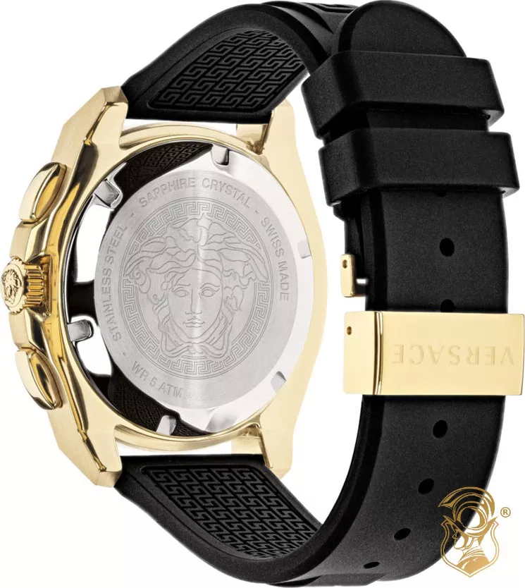 Versace Geo Chronograph Watch 43mm