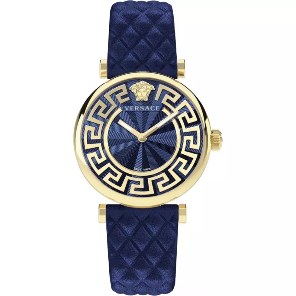 Versace Greca Chic Blue Tone Watch 35mm