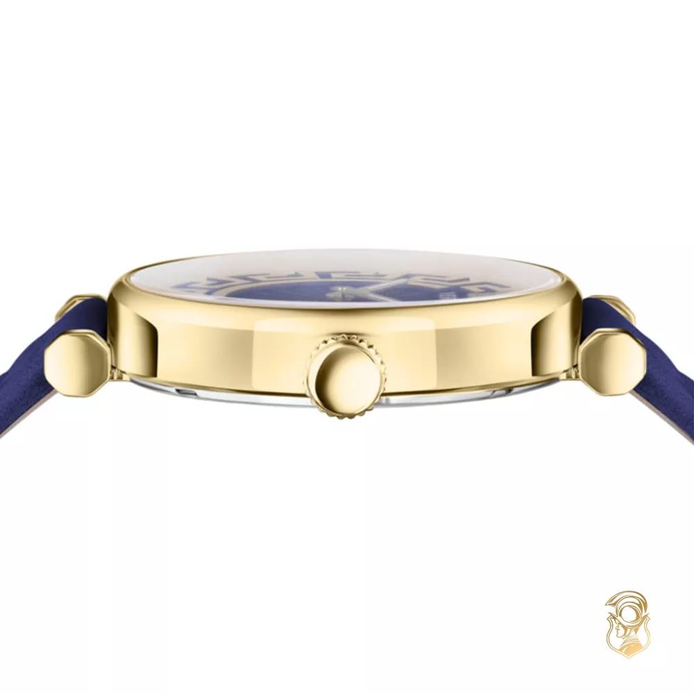 Versace Greca Chic Blue Tone Watch 35mm