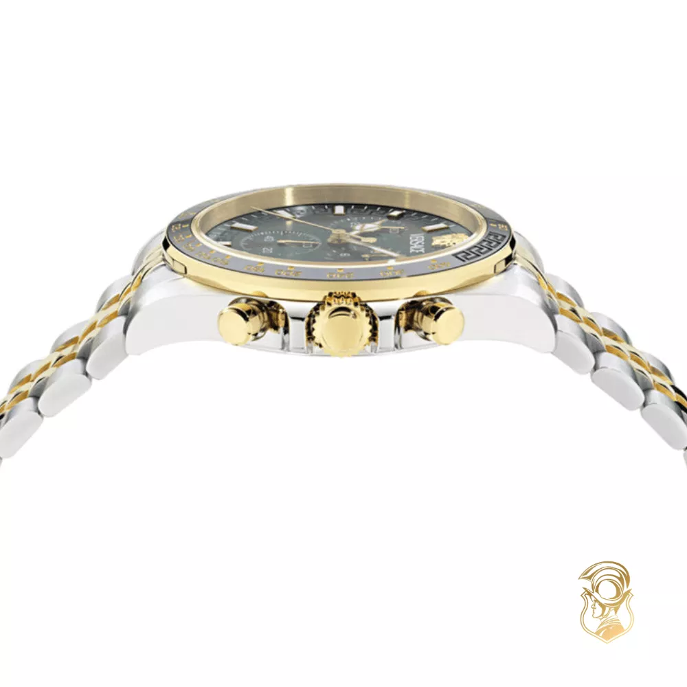 Versace Greca Chrono Wave Bracelet Watch 43mm