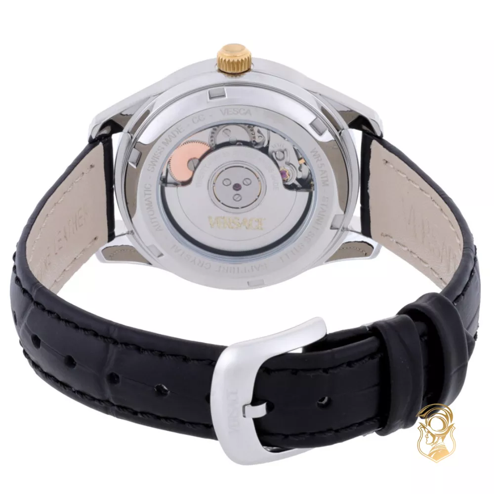 Versace Greca Classic Automatic Black Dial Watch 35mm