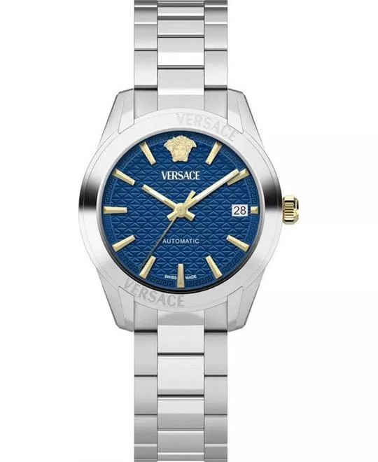 Versace Greca Classic Automatic Blue Watch 35mm