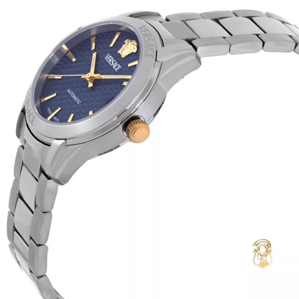 Versace Greca Classic Automatic Blue Watch 35mm
