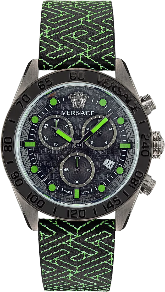 MSP: 102849 Versace Greca Dome Chrono Watch 43mm 34,520,000