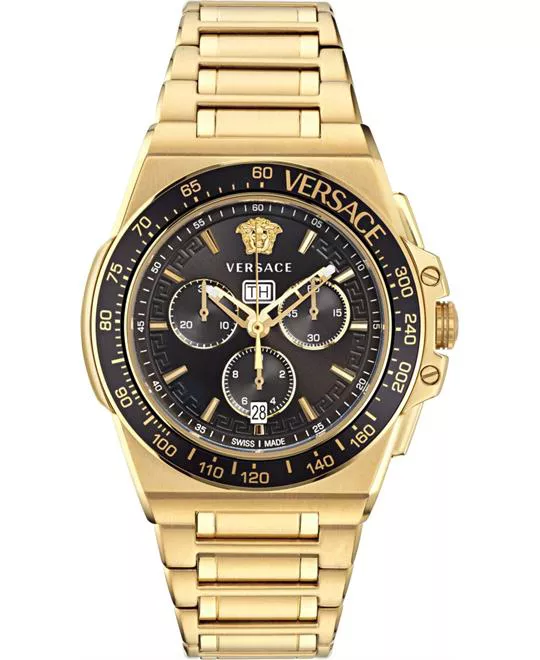 Versace Greca Extreme Chrono Bracelet Watch 45mm