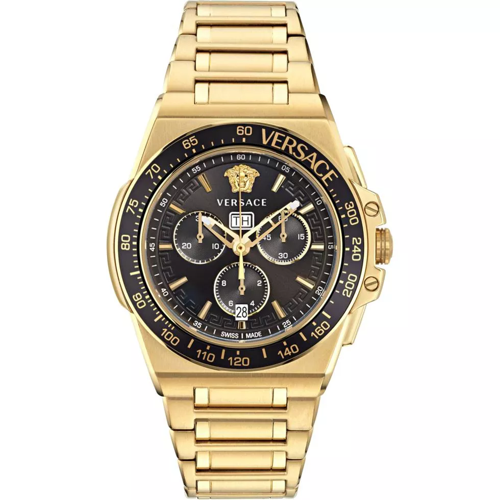 Versace Greca Extreme Chrono Bracelet Watch 45mm