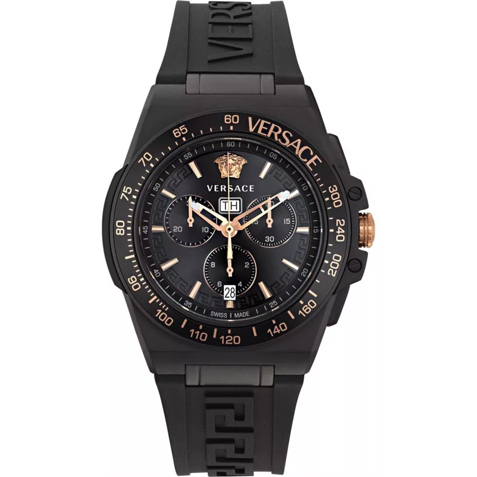 Versace Greca Extreme Chrono Watch 43mm