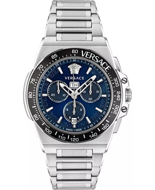 Versace Greca Extreme Chrono Watch 45mm