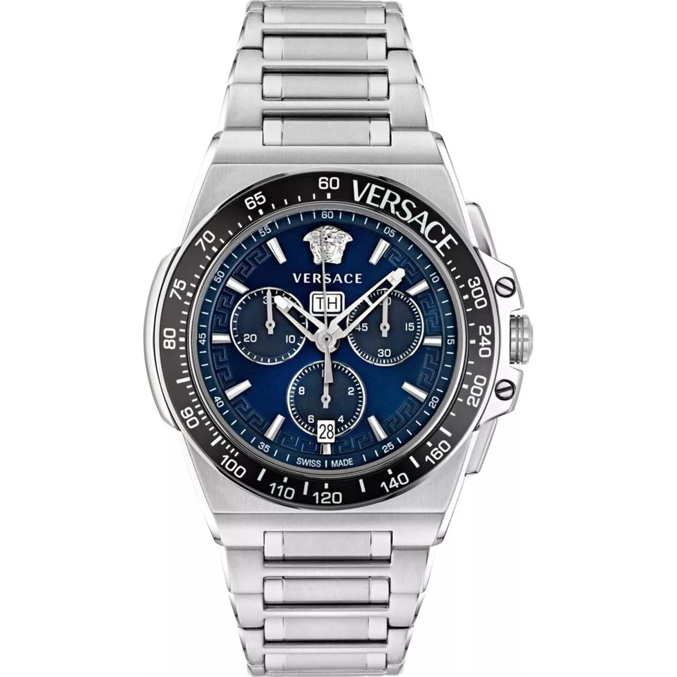 Versace Greca Extreme Chrono Watch 45mm