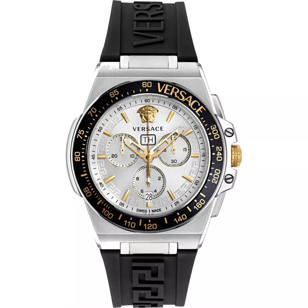 Versace Greca Extreme Chrono Watch 45mm