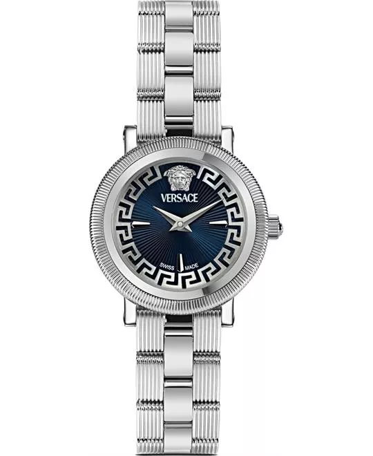 Versace Greca Flourish Blue Watch 28mm