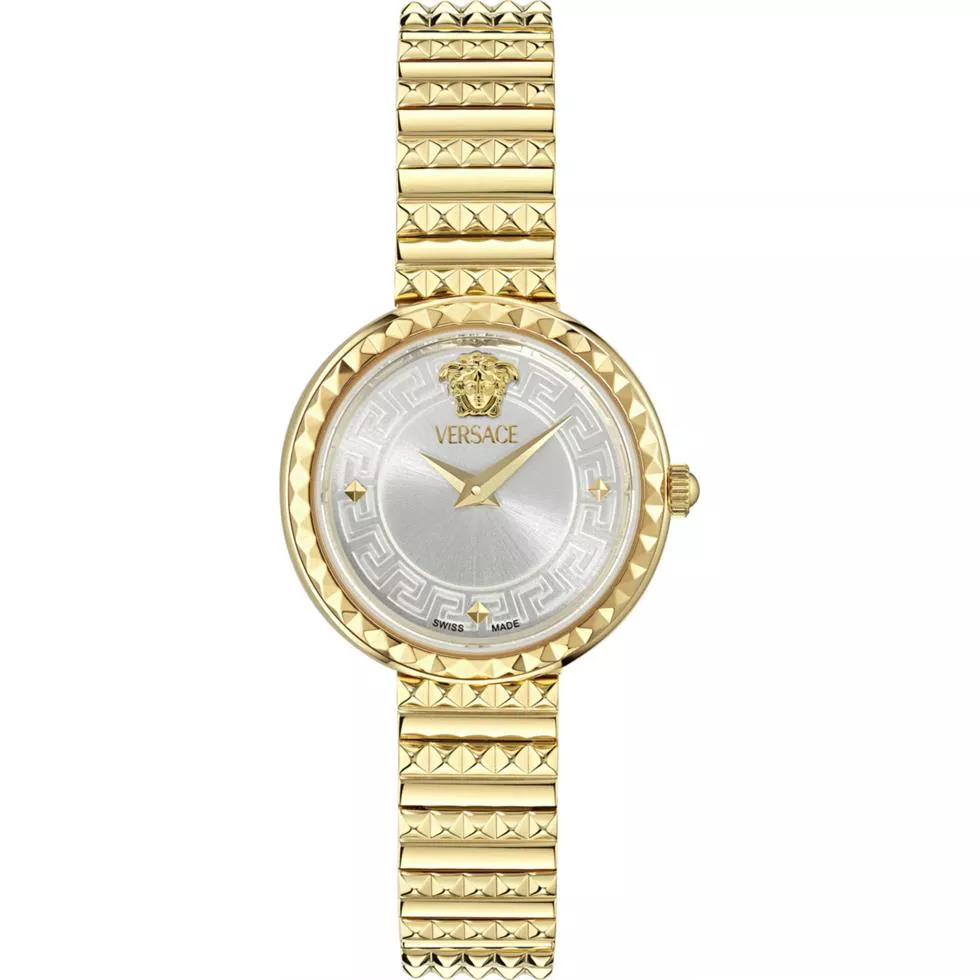 Versace Greca Goddess Gold-Tone Watch 28mm