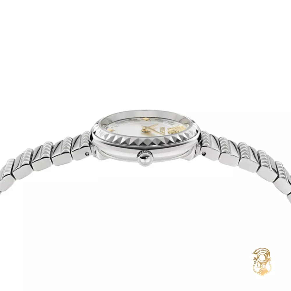 Versace Greca Goddess Silver-Tone Watch 28mm