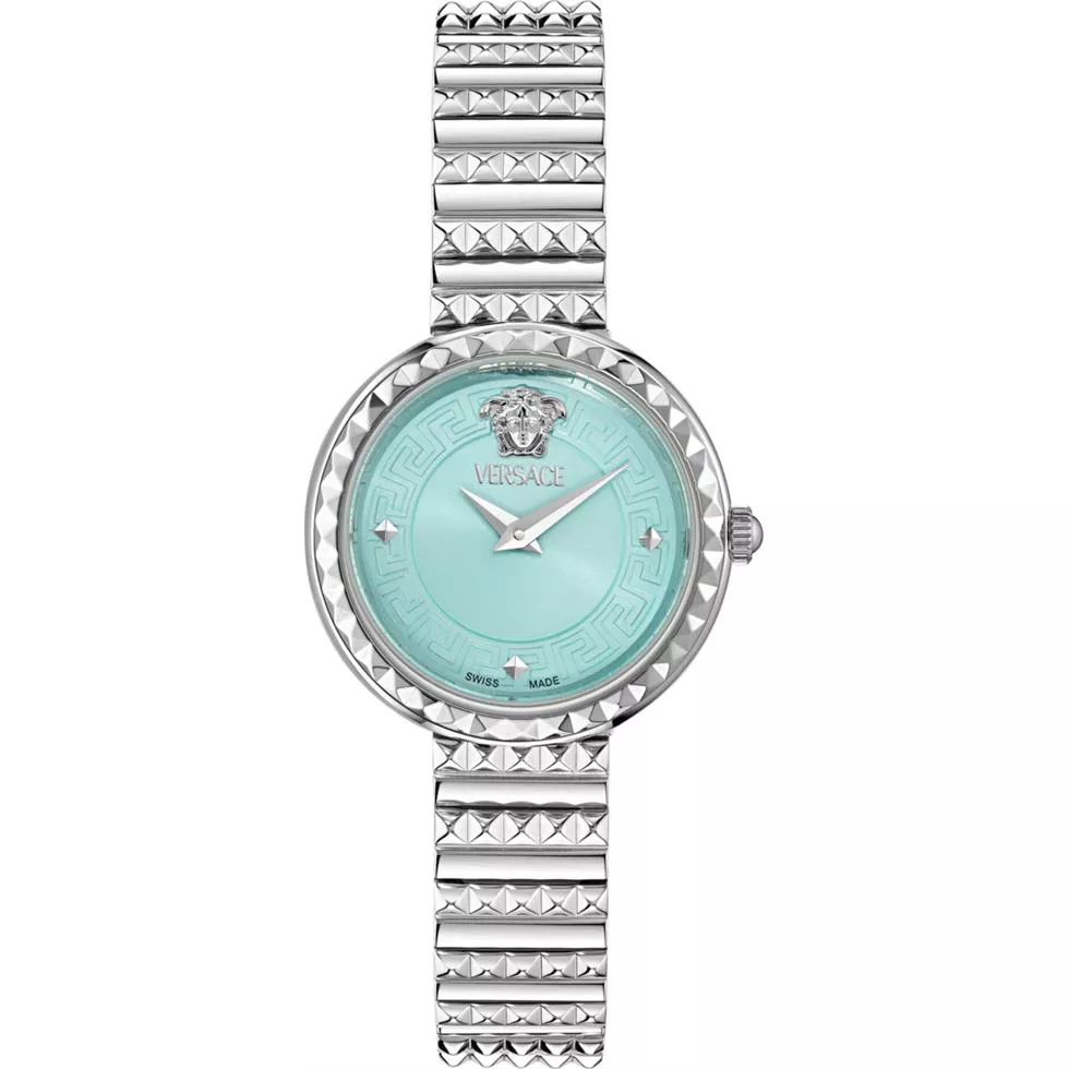 Versace Greca Goddess Silver-Tone Watch 28mm