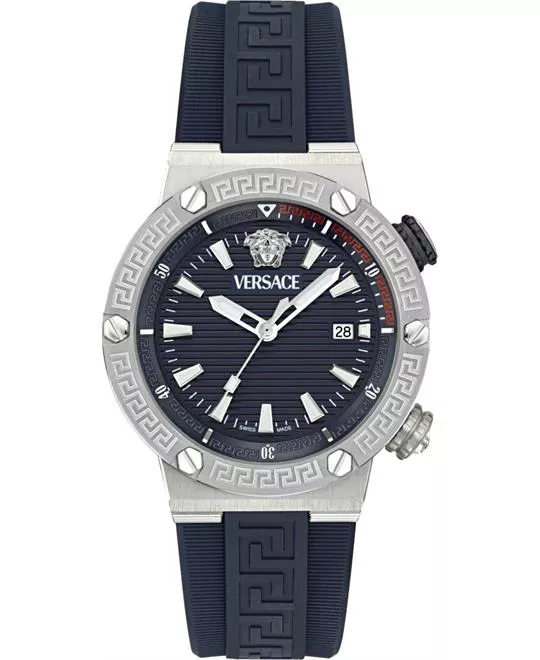 Versace Greca Logo Diver Recycled PU Watch 43mm