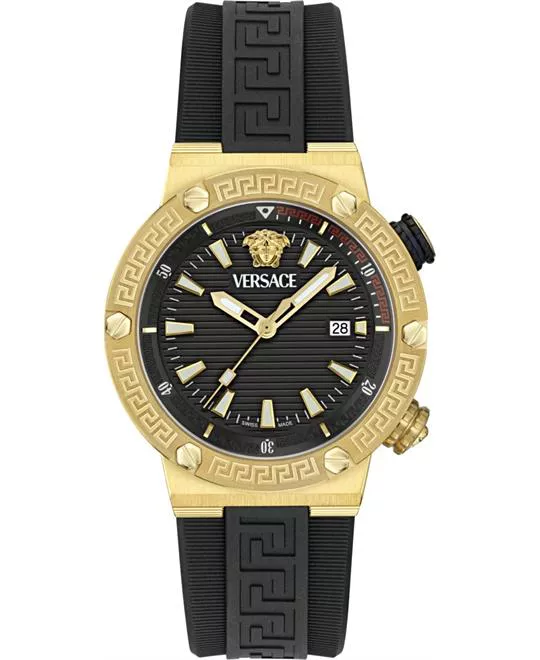 Versace Greca Logo Diver Recycled PU Watch 43mm