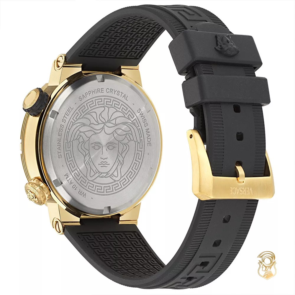 Versace Greca Logo Diver Recycled PU Watch 43mm