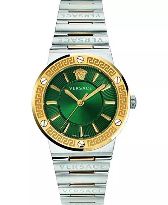 Versace Greca Logo Green Tone Watch 38mm