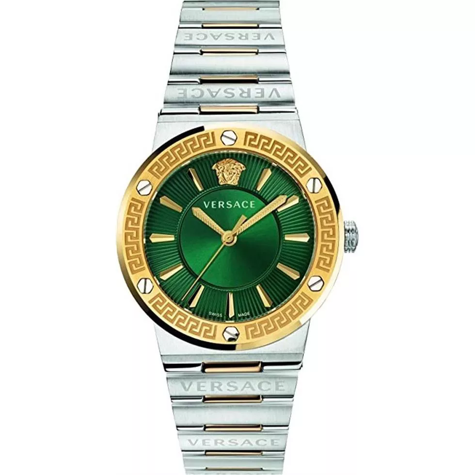 Versace Greca Logo Green Tone Watch 38mm