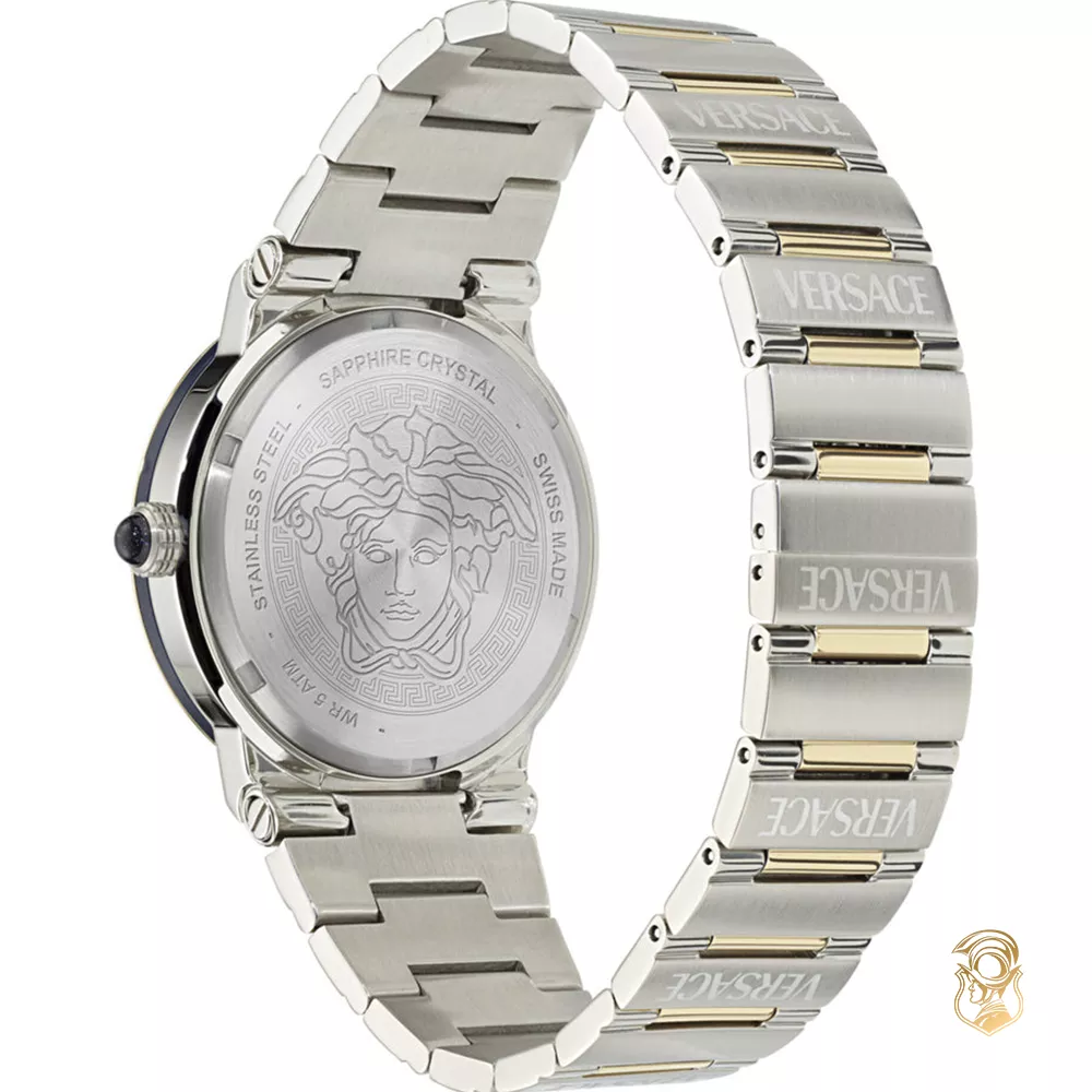 Versace Greca Logo Moonphase Diamond Watch 38mm