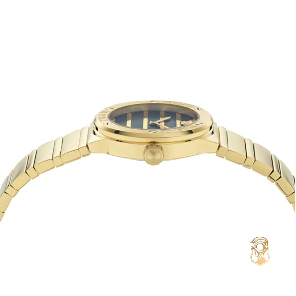Versace Greca Logo Pearl Bracelet Watch 33mm