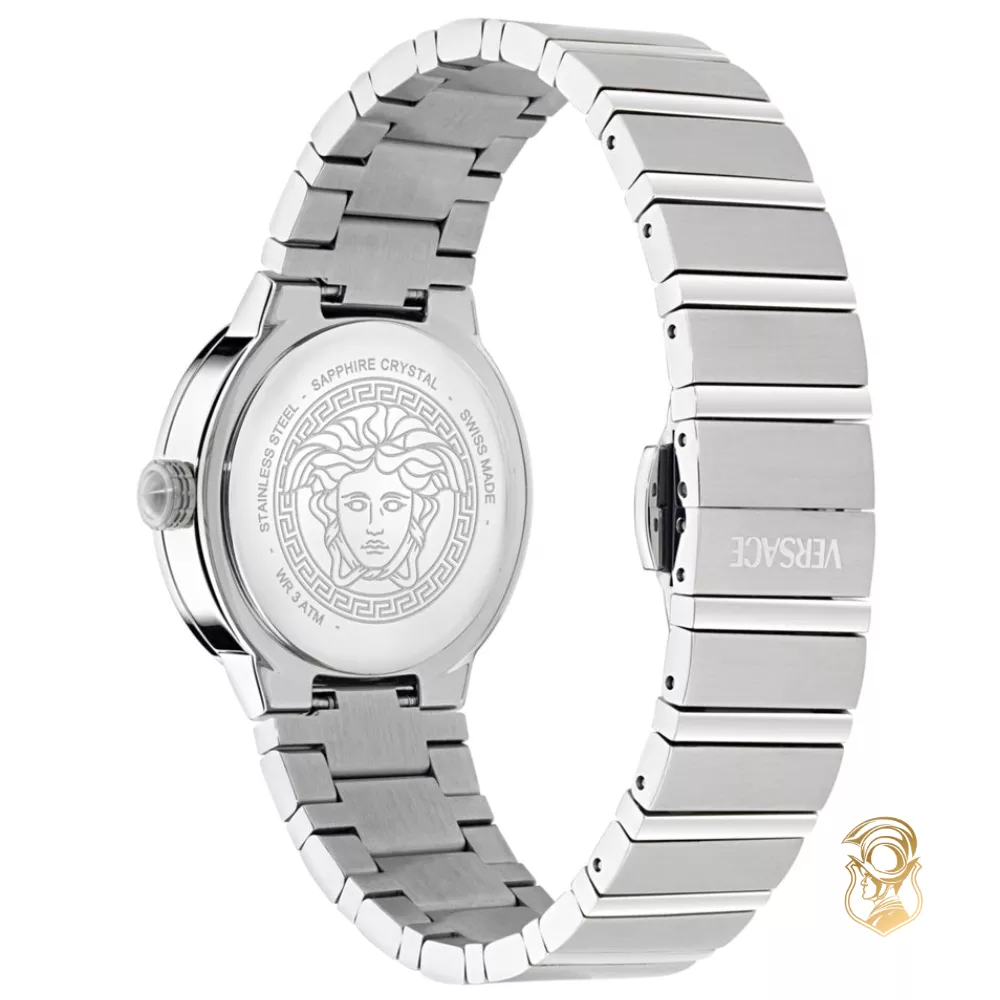 Versace Greca Logo Pearl Bracelet Watch 33mm